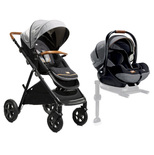 Poussette DUO Aeria + I-Level Recline Carbon