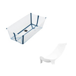 Baignoire pliante Flexibath X-Large Transparent Bleu + Transat OFFERT