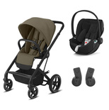 Poussette DUO Balios S Lux BLK Classic Beige Cloud Z2 Deep Black