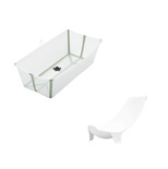 Baignoire pliante Flexibath X-Large Transparent Green + Transat OFFERT