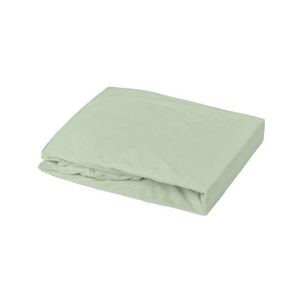 Drap Housse Jersey 70x140 cm Vert De Gris FEE MOI DORMIR, Vente en