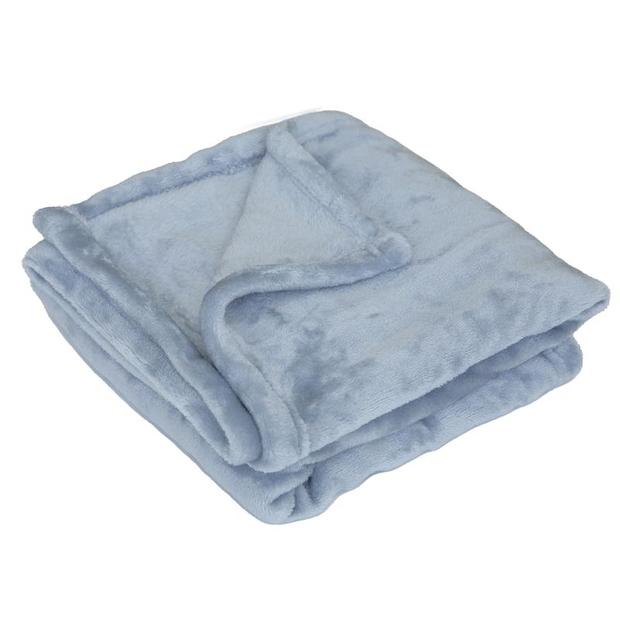 Couverture Microfibre 100x150 cm Bleuet FEE MOI DORMIR