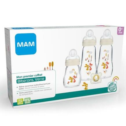 Coffret Biberons Verre 0-6 mois MAM - 2