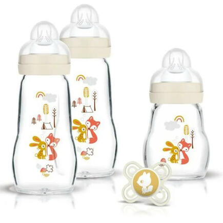 Coffret Biberons Verre 0-6 mois MAM