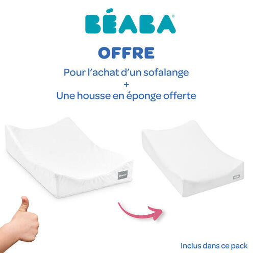 Matelas à langer Sofalange + Housse éponge offerte BEABA, Vente en ligne de  Matelas à langer