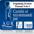 Transat Evolve Gris Clair  ERGOBABY - 10