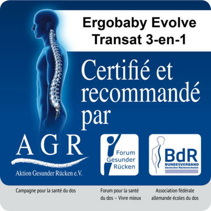 Transat Evolve Gris Anthracite ERGOBABY - 6
