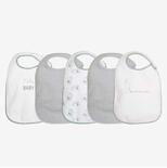Lot de 5 bavoirs naissance