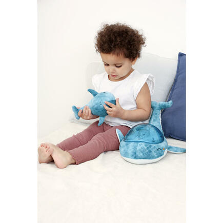 Peluche veilleuse Tranquil Whale™ Family Bleu CLOUD B, Vente en