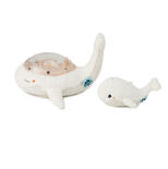 Peluche veilleuse Tranquil Whale™ Family Blanc