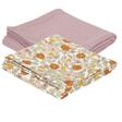 Langes Swaddles 70x70 Vintage Little Flowers Pure Mauve LITTLE DUTCH
