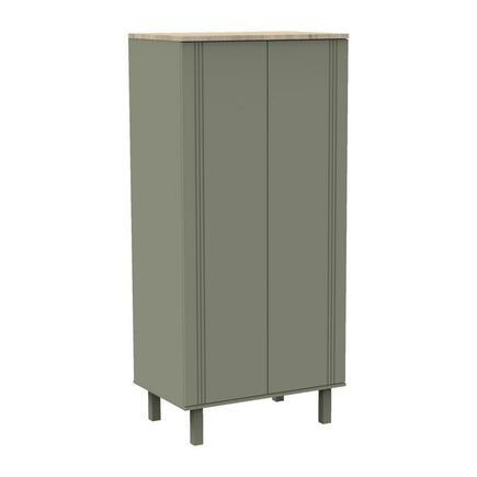 Armoire 2 portes ELEONORE Kaki SAUTHON