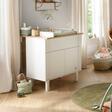 Commode 1 tiroir 2 portes ELEONORE Blanc SAUTHON - 5