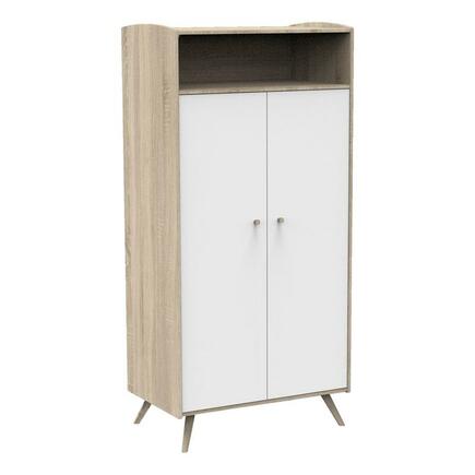 Armoire 2 portes 1 niche ACCESS Blanc Bois SAUTHON