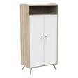 Armoire 2 portes 1 niche ACCESS Blanc Bois SAUTHON