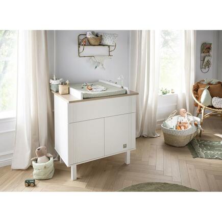 Commode 1 tiroir 2 portes ELEONORE Blanc SAUTHON - 2