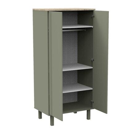 Armoire 2 portes ELEONORE Kaki SAUTHON - 2