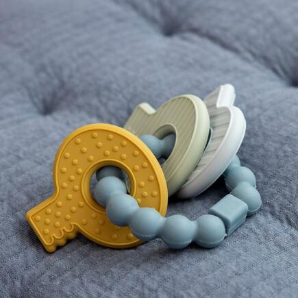 Jouet de dentition clefs Bleu LITTLE DUTCH, Vente en ligne de