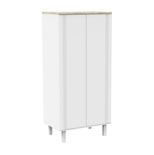 Armoire 2 portes ELEONORE Blanc