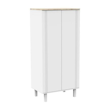 Armoire 2 portes ELEONORE Blanc SAUTHON