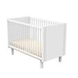 Lit bébé 60x120 ELEONORE Blanc SAUTHON