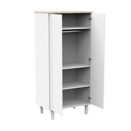 Armoire 2 portes ELEONORE Blanc SAUTHON - 4