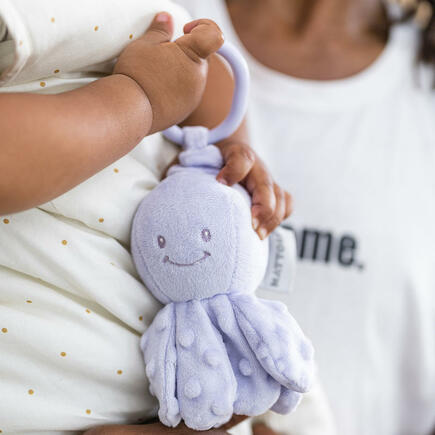 Peluche bébé pieuvre vert de Nattou sur allobébé