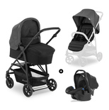 Poussette TRIO Rapid 4 Trioset Gris