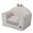 Fauteuil 43 x 55,5 x 50cm LILAS DOMIVA