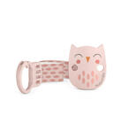 Attache Sucette Avec Ruban Rose
