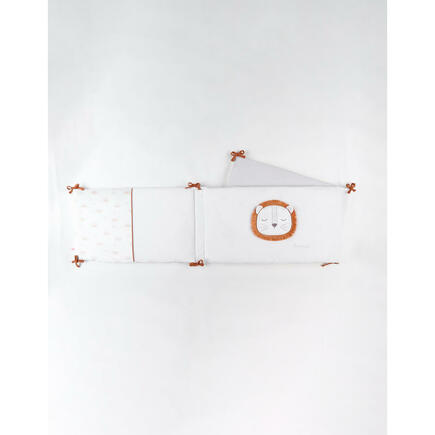 Housse couette 100 cm X 140 cm veloudoux gris Babou & Kendi NOUKIE 'S,  Vente en ligne de Parure de lit bébé