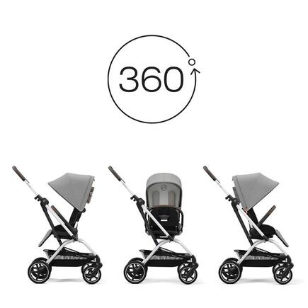 Poussette Eezy S Twist+ 2 SLV Lava Grey  CYBEX - 7