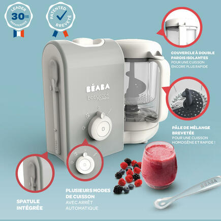 Robot Cuiseur Mixeur 7 en 1 pour Bébé, Baby Cook Multifonction Robot de  Cuisine, Cuiseur Vapeur