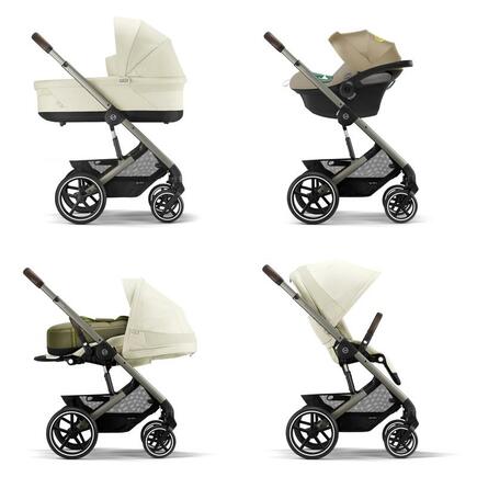 Poussette 4 roues BALIOS S Lux TPE Seashell Beige CYBEX, Vente en ligne de  Poussette 4 roues