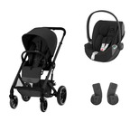 Poussette DUO BALIOS S Lux BLK Moon Black Cloud Z2 Deep Black