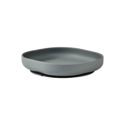 Assiette à Ventouse sans Plastique pour Bébé, Silicone Premium