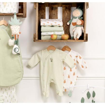 Pyjama Naissance rayures vertes BOTANICA SAUTHON Baby déco - 5