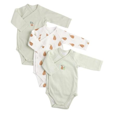 Lot de 3 bodies 3 mois BOTANICA SAUTHON Baby déco