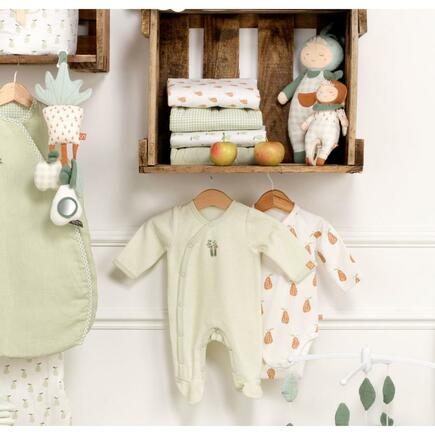 Pyjama 3 mois rayures vertes BOTANICA SAUTHON Baby déco - 4