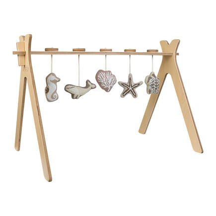 Arche d'activité avec 5 jouets tricot suspendus TIPI QUAX, Vente