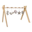 Arche d'Activité avec 5 Jouets Tricot Suspendus TIPI Bois QUAX