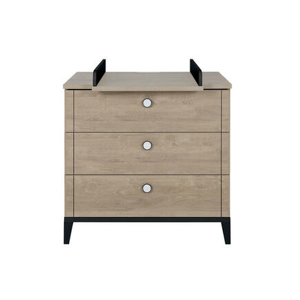 Commode 3 tiroirs Marcel Black GALIPETTE - 4