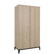 Armoire 2 portes Marcel Black GALIPETTE