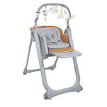 Chaise haute Polly Magic Relax 4 roues Almond