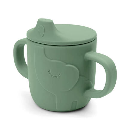 Tasse d'Apprentissage Peekaboo ELPHEE Vert DONE BY DEER