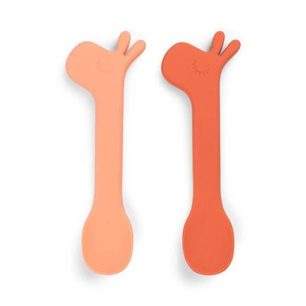 Lot de 2 Cuillères Silicone LALEE Papaye DONE BY DEER - 3