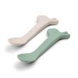Lot de 2 Cuillères Silicone LALEE Vert DONE BY DEER