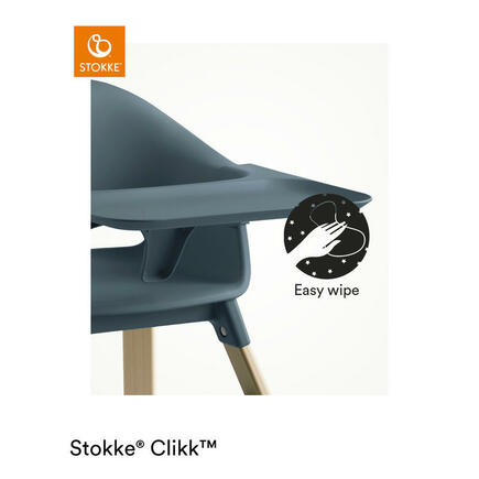 Chaise haute Clikk Fjord Blue STOKKE - 6