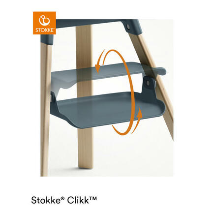 Chaise haute Clikk Fjord Blue STOKKE - 5