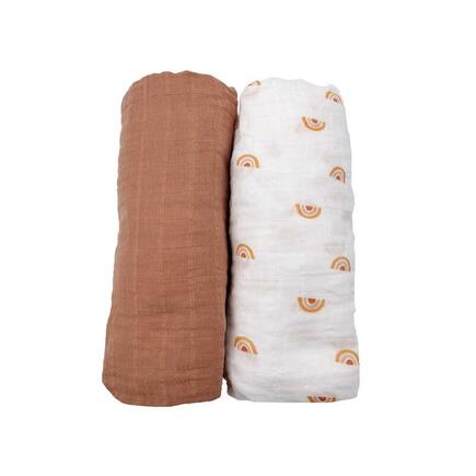 Lot de 2 Draps housse bio 70x140/60x120 SUNLIGHT SAUTHON Baby déco